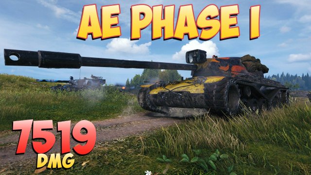 AE Phase I • Твердый! - 4 Фрагов 7.5K Урона • Мир Танков