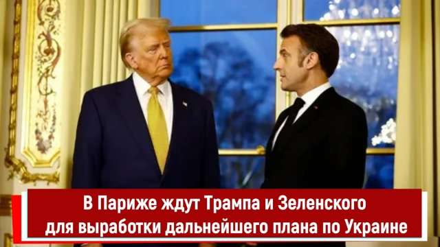 В Париже ждут Трампа и Зеленского для выработки дальнейшего плана по Украине