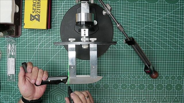 Нож от компании Кметь .чистим, точим. Сталь PGK