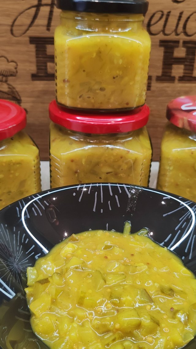 Соус огуречно-горчичный релиш