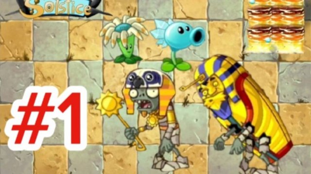 Новое начало! Plants vs zombies 2 Eclise Solstice #1