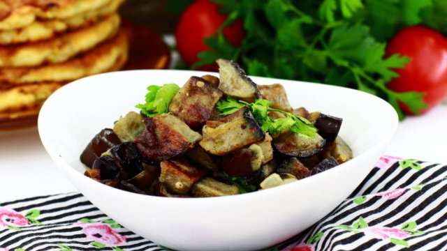 🍆 Это не грибы! А ещё вкуснее — баклажаны с яйцом за 15 минут