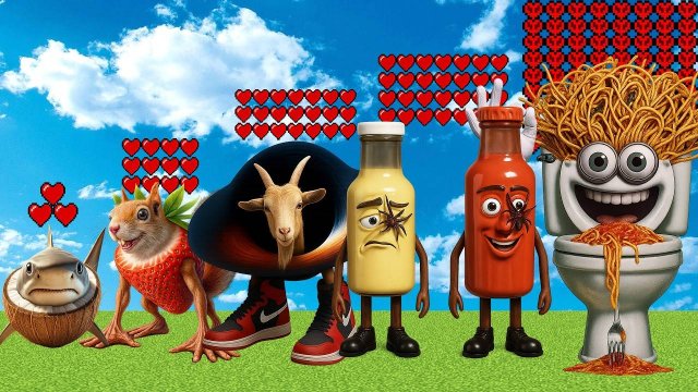 Новые Итальянские животные и Брейнрот - Кто самый бессмертный? Майнкрафт