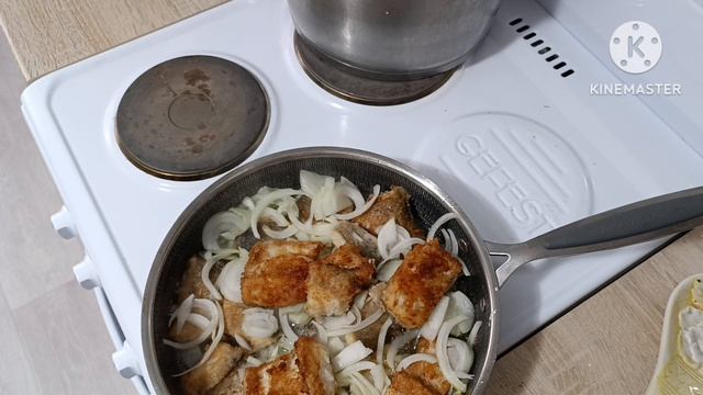 Рыбку нажарила!🐟 ОБЫЧНО солю ЕЁ🤗