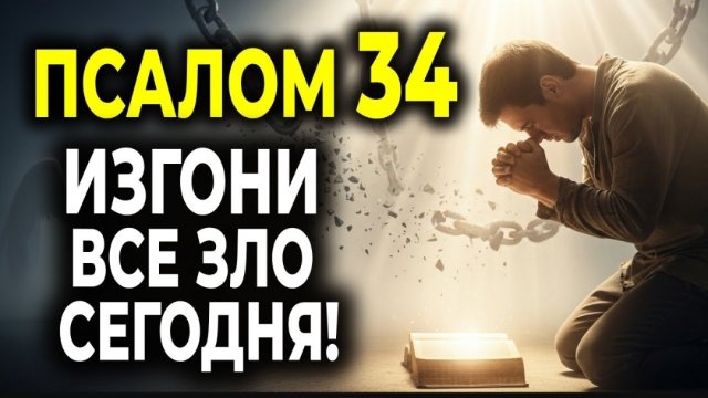 ☦️МОЛИТВА, КОТОРАЯ ИЗГОНЯЕТ ВСЕ ЗЛЫЕ ДЕЛА — На основе Псалма 34 🙏