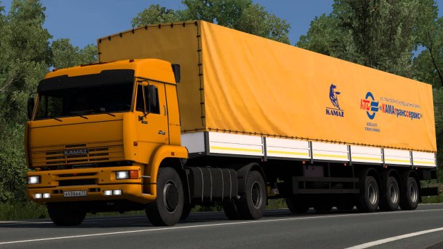 379 / ETS 2 1.55 / КАМАЗ 5460 / Русская сборка.