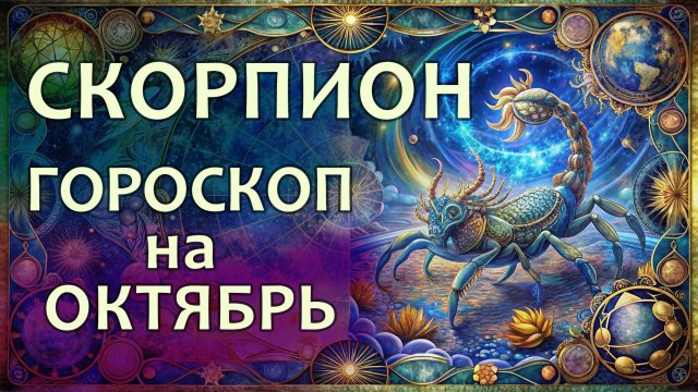 Гороскоп для Скорпиона на октябрь 2025 года