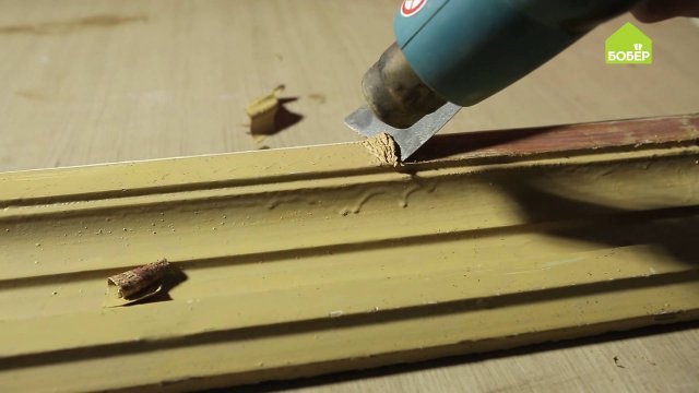 Как снять краску? Снимаем старую краску шпателем. Как удалить несколько слоёв старой краски