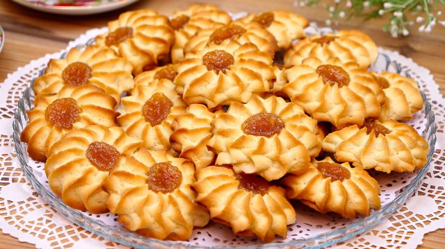 Песочное печенье "Курабье Бакинское" - рецепт печенья в домашних условиях