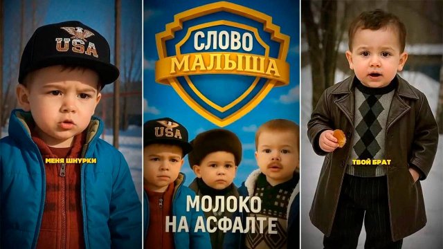 Слово малыша: Молоко на асфальте