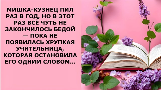 Истории из жизни. МИШКА-КУЗНЕЦ ПИЛ РАЗ В ГОД Аудио рассказы, Жизненные истории слушать