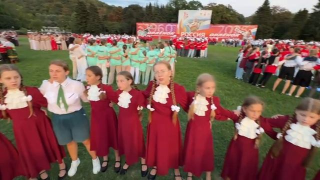 Центр "Орленок", проект "Россия. Дети" и Большой детский хор им. В. Попова