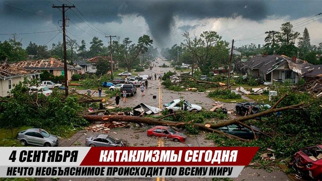 Новости Сегодня 04.09.25 ЧП, Катаклизмы, События Дня: Европа Шторм Китай Торнадо Япония Наводнение