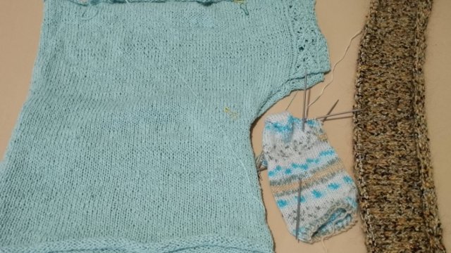 Рубрика " Рукоделие во время работы ".
