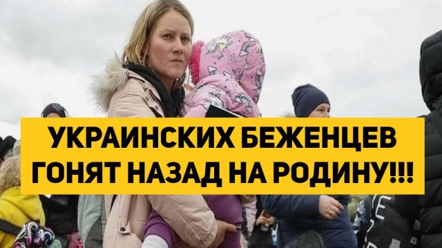 УКРАИНСКИХ БЕЖЕНЦЕВ ГОНЯТ НАЗАД НА РОДИНУ!!!