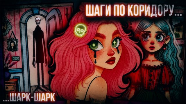 История + арт | Одной ногой в могиле | Страшные истории от Даши Рокс