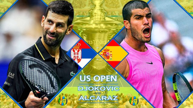 Джокович Н. - Алькарас К. | US OPEN | 05.09.2025 | Теннис | Прямая трансляция | xG