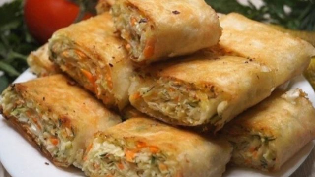 Хрустящая закуска из лаваша