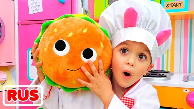 Влад и Ники играют в кафе! Увлекательное видео для детей!