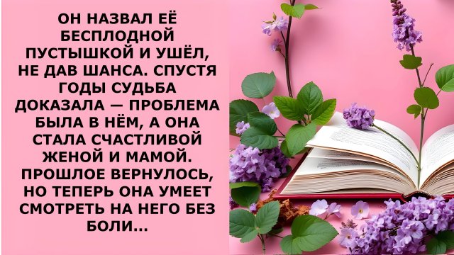 Истории из жизни. ОН НАЗВАЛ ЕЁ БЕСПЛОДНОЙ ПУСТЫШКОЙ Аудио рассказы, Жизненные истории слушать