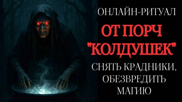 🔥ДОКОЛДОВАЛИСЬ: ЧИСТКА ОТ "КОЛДУШЕК". ОНЛАЙН-РИТУАЛ🔥