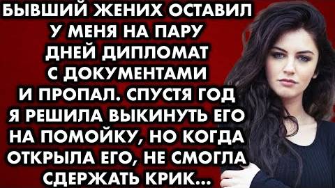 Бывший жених оставил у меня на пару дней дипломат с документами и пропал. Спустя год я решила...