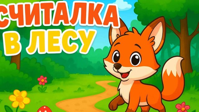 СЧИТАЛКА В ЛЕСУ | ДЕТСКИЙ СТИХ ПРО ЖИВОТНЫХ