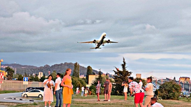✅️🌴✈️АДЛЕР В СЕНТЯБРЕ:+27°ТЕПЛА, ПЕШКОМ ДО САМОЙ ПОПУЛЯРНОЙ СМОТРОВОЙ НА САМОЛЕТЫ. АДЛЕР 2025