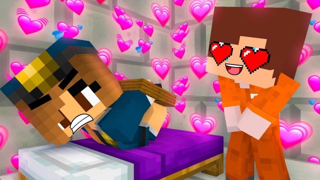 Джей Джей играет в сестринские ТЮРЕМНЫЕ ИГРЫ с надзирателем? - Анимация для Майнкрафта Джей Джей