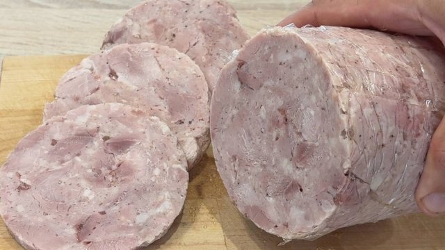 Это ЛУЧШЕ, чем Рецепт по ГОСТу! Домашняя ВАРЕНАЯ КОЛБАСА "Ветчина" Натуральная, Сочная и Нежная
