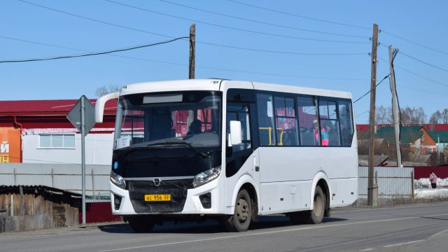Автобус ПАЗ-320405-04 "Vector Next" (АС 956 22). Покатушки по Тальменке.