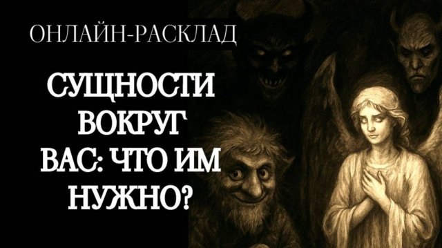 СУЩНОСТИ ВОКРУГ ВАС: ОНЛАЙН-ТАРО РАСКЛАД