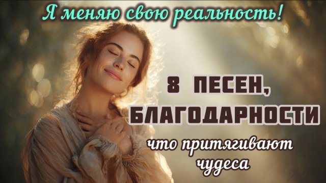 Музыка Благодарности и Любви, что наполняет Счастьем — 8 песен, что притягивают Чудеса и вдохновение