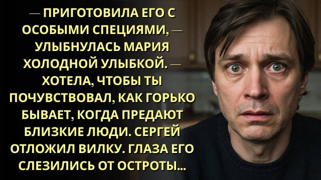 ОНА УЗНАЕТ ОБ ИЗМЕНЕ МУЖА, НО УЖИН ГОТОВИТ ЕМУ. Его за столом ждал сюрприз - рассказ
