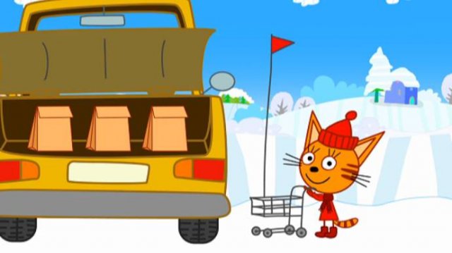 Три Кота | Три Кота - В магазин за покупками | Три Кота смотреть |  Три Кота Игра для  детей
