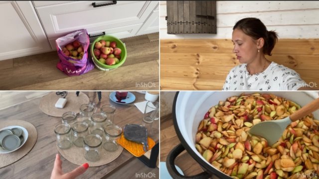 НАБРАЛА ЯБЛОК НА ДОРОГЕ И ВАРЮ ВАРЕНИЕ/ КУПИЛА БАНКИ