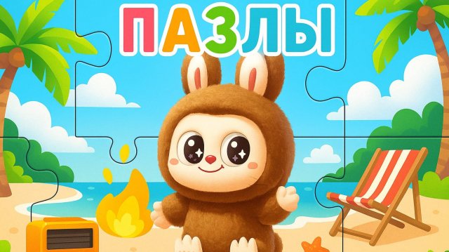 Лабубу пазлы для ДЕТЕЙ МУЛЬТИК ИГРА 0+