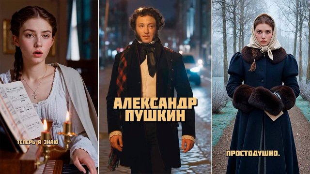 Александр Пушкин - Письмо Татьяны к Онегину (нейроклип)