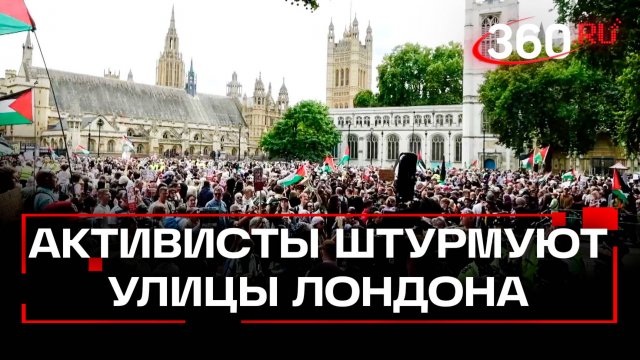 Более 400 задержанных, стычки с полицией. Пропалестинские акции в Лондоне