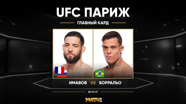Нассурдин Имавов против Кайо Борральо (видео). UFC Fight Night