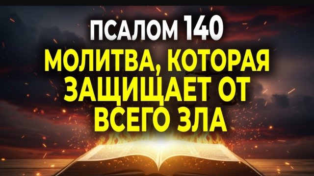 ☦️ЭТА МОЛИТВА С ПСАЛМОМ 140 РАЗРУШАЕТ ВСЁ ЗЛО🕯️