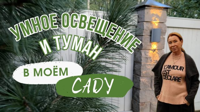 Умное освещение и туман в моем саду. Что это и для чего?