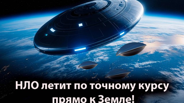 НЛО летит по точному курсу – прямо к Земле!