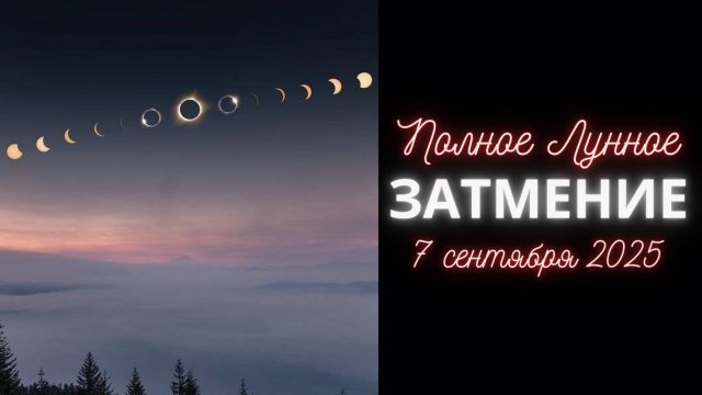 Лунное Затмение 7 сентября 2025 года