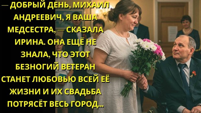 Ирина выходила БЕЗНОГОГО ветерана, которого бросила ЖЕНА… и их СВАДЬБА потрясла весь ГОРОД