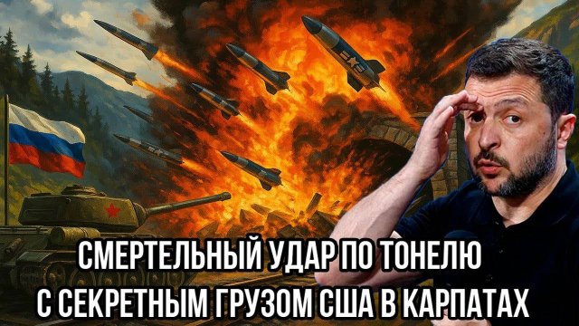 Смepтeльный удар по тонелю с секретным грузом США в Карпатах. Шутки кончились. ЗРК Patriot обнулёны