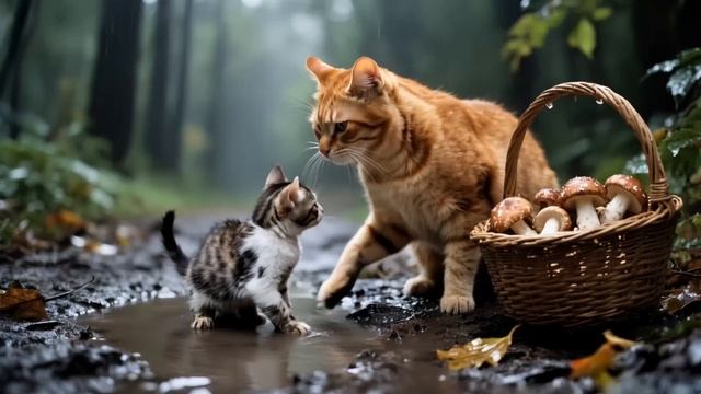 Мама-Кошка принимает брошенных зверят и любит их как родных. Подборка самых трогательных историй