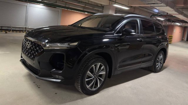 Hyundai Santa Fe; 2.2 AT; 2018; Черный