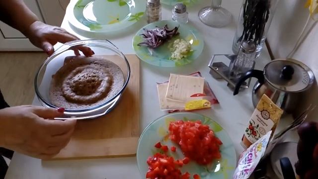 Полезная выпечка для диабетика.Быстрая пицца.