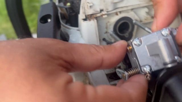 Замена карбюратора на бензопиле STIHL MS 180 своими руками